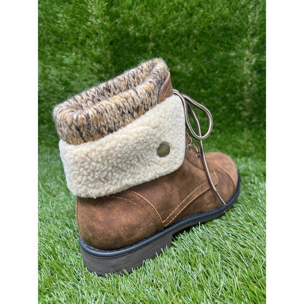 Cliffs by White Mountain Women's 9M Duena Brown Boots - Picture 4 of 8